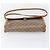 Céline Borsa a Spalla in Tela Macadam CELINE PVC Beige Oro Auth 149041 D'oro - vista 9