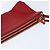 Céline Borsa a Spalla CELINE Trio in Pelle Rossa e Oro Auth fm4933 Rosso D'oro - vista 6