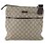 Borsa a spalla GG Supreme in PVC beige e argento di GUCCI 141626 Auth 146723 - vista 2