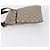 Borsa a spalla GG Supreme in PVC beige e argento di GUCCI 141626 Auth 146723 - vista 5