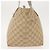 Borsa Tote in Canvas GG Gucci Beige Oro 131230 Auth BA7274 D'oro - vista 4