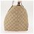 Borsa Tote in Canvas GG Gucci Beige Oro 131230 Auth BA7274 D'oro - vista 5