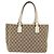 GUCCI GG Canvas Tote Bag Beige Silber 113017 Auth SW1705 - Ansicht 3