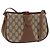 Borsa a Spalla Gucci GG Supreme Web Sherry Line PVC Beige 116 02 024 Auth ep11422 D'oro