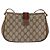 Borsa a Spalla Gucci GG Supreme Web Sherry Line PVC Beige 116 02 024 Auth ep11422 D'oro - vista 3