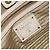 PRADA Borsa a mano in tela beige oro Auth 146705 D'oro - vista 18