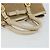 PRADA Borsa a mano in tela beige oro Auth 146705 D'oro - vista 7