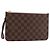 LOUIS VUITTON Bolsa Accesorio Neverfull MM Damier Ebene LV Auth BA6975