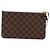 LOUIS VUITTON Bolsa Accesorio Neverfull MM Damier Ebene LV Auth BA6975 - vista 2