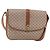 Céline Borsa a Spalla in Tela Macadam CELINE PVC Beige Oro Auth BA7051 D'oro