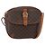Céline Borsa a Spalla in Tela Macadam CELINE in Pelle PVC Marrone Oro Auth BA7050 D'oro