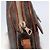 Céline Borsa a Spalla in Tela Macadam CELINE in Pelle PVC Marrone Oro Auth BA7050 D'oro - vista 14