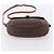Céline Borsa a Spalla in Tela Macadam CELINE in Pelle PVC Marrone Oro Auth BA7050 D'oro - vista 9