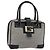 GUCCI Handtasche aus Canvas Grau Gold 001 5155 Auth BA7115 Braun Golden