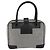 GUCCI Handtasche aus Canvas Grau Gold 001 5155 Auth BA7115 Braun Golden - Ansicht 3
