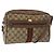 Borsa a Spalla Gucci GG Supreme Web Sherry Line PVC Beige 56 02 005 Auth ep11392 D'oro