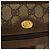 Borsa a Spalla Gucci GG Supreme Web Sherry Line PVC Beige 56 02 005 Auth ep11392 D'oro - vista 15