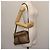 Borsa a Spalla Gucci GG Supreme Web Sherry Line PVC Beige 56 02 005 Auth ep11392 D'oro - vista 22