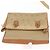 Borsa a Spalla in Tela Honeycomb Christian Dior Beige Oro Auth 147390 - vista 15