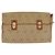 Borsa a Spalla in Tela Honeycomb Christian Dior Beige Oro Auth 147390 - vista 2