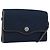 Borsa a Spalla in Tela Trotter Christian Dior Blu Navy Oro Auth BA7078 D'oro