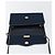 Borsa a Spalla in Tela Trotter Christian Dior Blu Navy Oro Auth BA7078 D'oro - vista 10