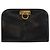 Borsa a spalla Gancini in pelle nera e oro Auth BA7058 di Salvatore Ferragamo Nero D'oro - vista 13