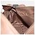CHANEL Borsa a Mano Choco Bar in Pelle di Agnello Marrone con CC Argento Auth 149307 - vista 21