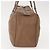 CHANEL Borsa a Mano Choco Bar in Pelle di Agnello Marrone con CC Argento Auth 149307 - vista 4