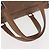 CHANEL Borsa a Mano Choco Bar in Pelle di Agnello Marrone con CC Argento Auth 149307 - vista 8