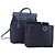 Hermès HERMES Zaino Herbag Canvas 2in1 Blu Navy Auth ep11406