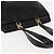 Borsa Tote Gancini in pelle nera e oro Salvatore Ferragamo Auth BA7327 Nero D'oro - vista 6