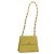 Borsa a Spalla Twist CHANEL in Pelle Caviar Verde Oro CC Auth gh1064 D'oro