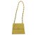 Borsa a Spalla Twist CHANEL in Pelle Caviar Verde Oro CC Auth gh1064 D'oro - vista 2