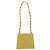Borsa a Spalla Twist CHANEL in Pelle Caviar Verde Oro CC Auth gh1064 D'oro - vista 3