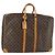 LOUIS VUITTON Borsa Boston Monogram Sirius 60 M41402 LV Auth gh871 Monogramma