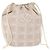 Pochette da Viaggio CHANEL Nuova Linea Nylon Beige CC Auth bs29909