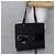 GUCCI GG Canvas Tote Bag Nylon Schwarz Auth ep11191 - Ansicht 25