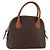 Céline Borsa a mano in tela Macadam CELINE in pelle PVC marrone Auth ki6076