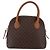Céline Borsa a mano in tela Macadam CELINE in pelle PVC marrone Auth ki6076 - vista 13
