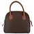 Céline Borsa a mano in tela Macadam CELINE in pelle PVC marrone Auth ki6076 - vista 2