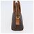 Céline Borsa a mano in tela Macadam CELINE in pelle PVC marrone Auth ki6076 - vista 4
