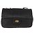 BALLY Borsa a Spalla a Catena in Pelle Nera Auth 147146 Nero - vista 13