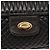 BALLY Borsa a Spalla a Catena in Pelle Nera Auth 147146 Nero - vista 17