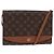 LOUIS VUITTON Borsa a Spalla Monogram Bordeaux 27 M51797 LV Auth ep11293 Monogramma