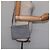 Céline CELINE Trios Mall Schultertasche aus Leder Grau Gold Auth BA7046 Braun Golden - Ansicht 26