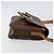 Céline Borsa a spalla circolare in tela Macadam CELINE in pelle PVC marrone oro Auth 147957 D'oro - vista 4