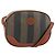 Pequin Borsa a Spalla in Tela Pecan FENDI PVC Nero Marrone oro Auth ep11355 D'oro