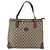 Gucci Borsa Tote GG Supreme in PVC Beige 002 123 0093 Auth ep11324 - vista 2
