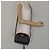 Borsa a spalla in tela a nido d'ape Christian Dior in pelle PVC nera e oro Auth BA7079 - vista 21